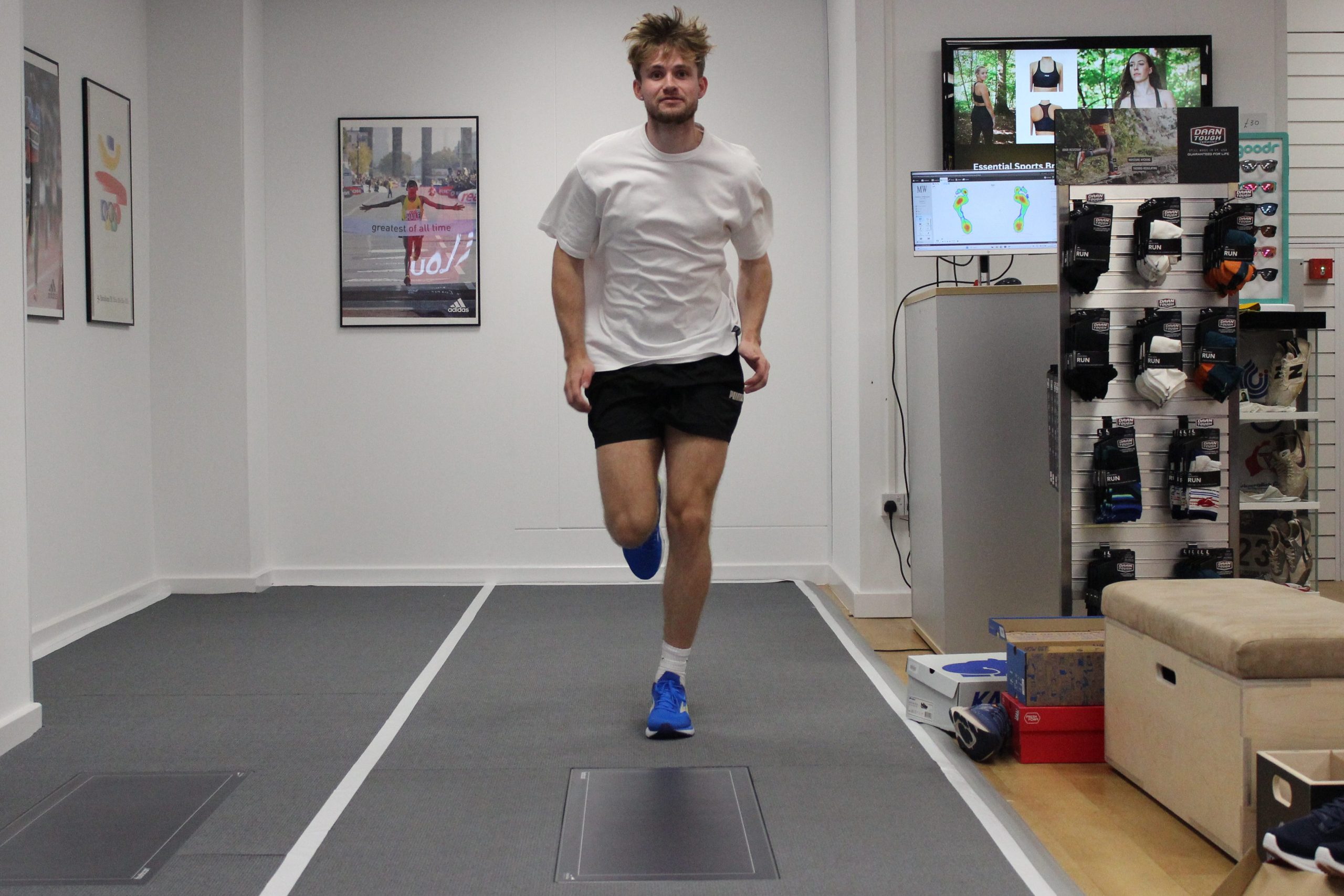We can conduct another gait analysis in the shoes. Then choose the pair that will allow you to move with confidence and achieve your best run!
