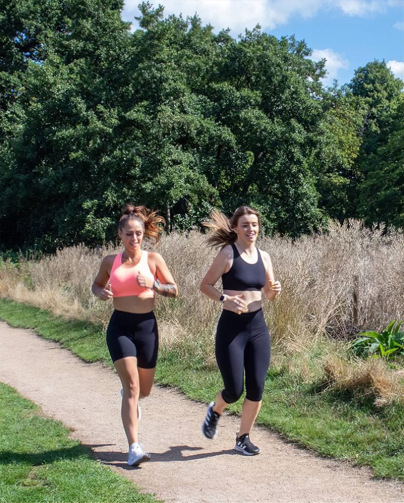 Sports bras provide support by restricting breast motion during movement which prevents damage to breast structures.