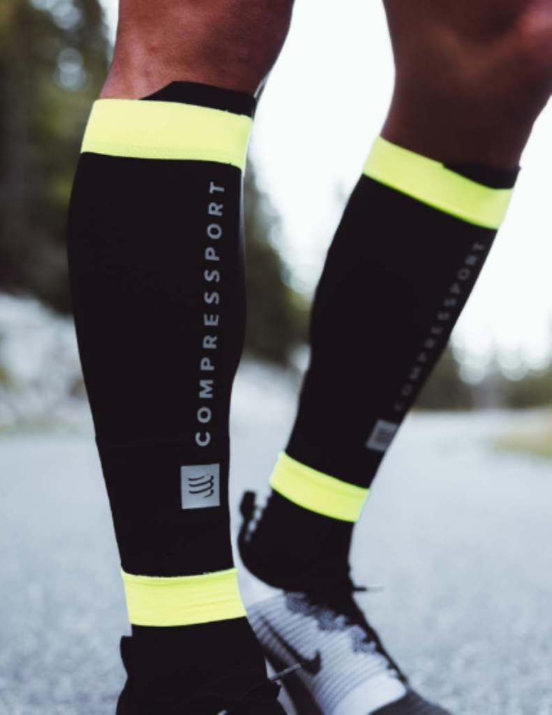 Wearing compression post-exercise has been shown to reduce perceived muscle soreness by reducing lactate dehydrogenase and improving blood flow and circulation.