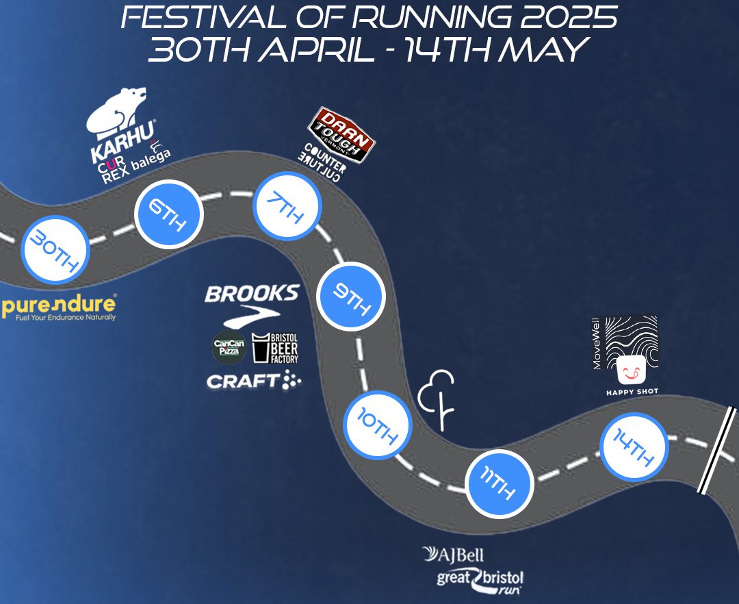 We are really excited to announce the Kinisi Run Hub Festival of Running 2025! This is a series of events centred around the Bristol Half Marathon & 10k on the 11th May!