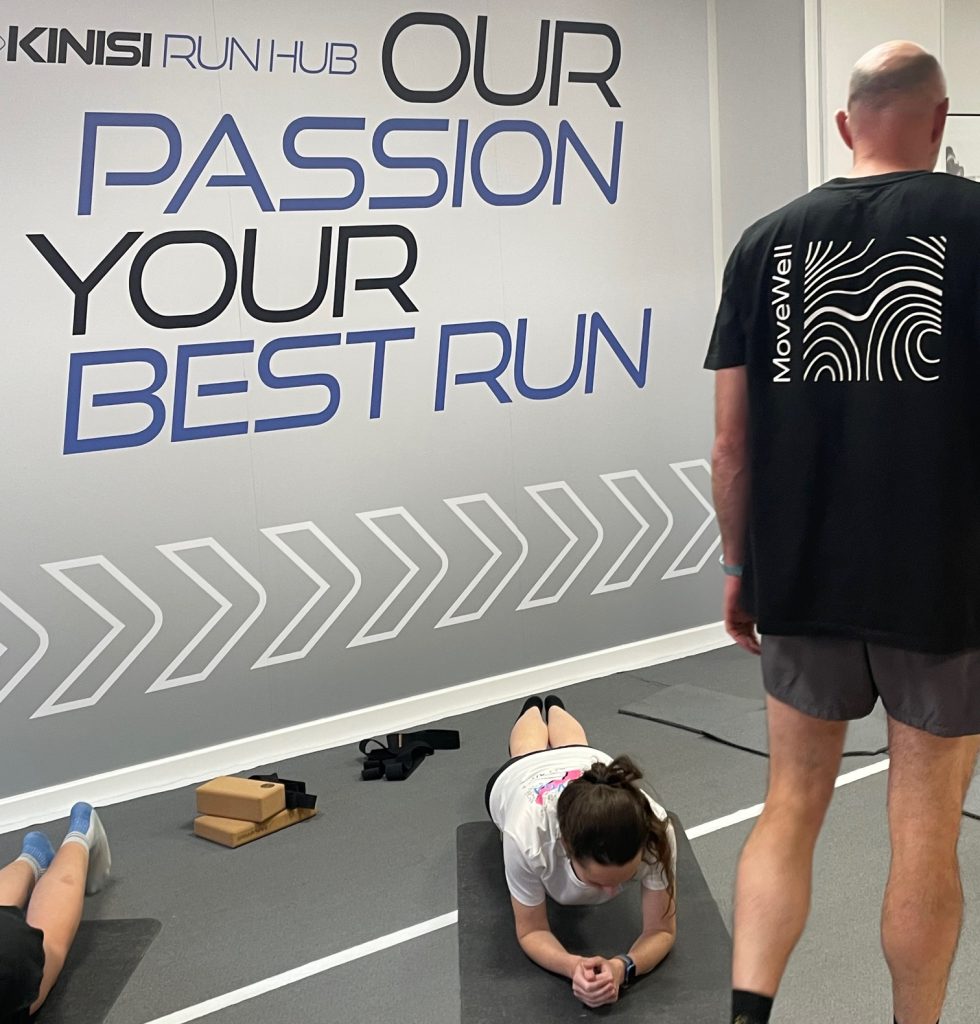 After this Hen led a recovery session showcasing how to use recovery tools and effective stretches to help the body recover after training.