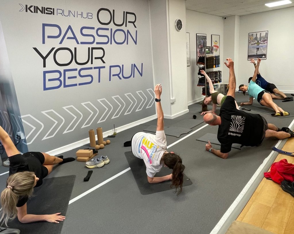 Everyone had the chance to take part in a mobility & activation warm up followed by a post-run self-massage session and the chance to trial some delicious juice from Happy Shot.